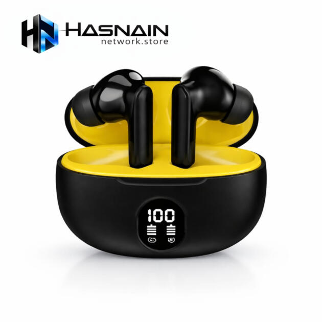 TWS stereo Earbuds with LED Battery Display