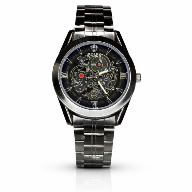 Skeleton Dial Classic rolax Wristwatch