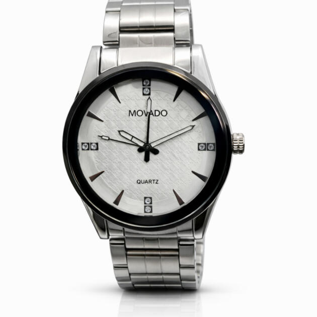Movado Silver Quartz Classic Watch