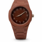 Classic Brown Arabic Numeral Watch